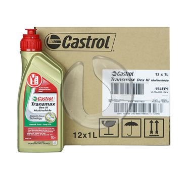 CASTROL TRANSMAX DEX III MULTIVEHICLE (12 x 1 Litre Pack)